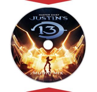 HALO 4 Birthday Party Favor Personalized CD LABELS