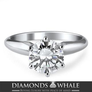 Newly listed SOLITAIRE ROUND BRILLIANT REAL 1.75 CARAT DIAMOND 14K 
