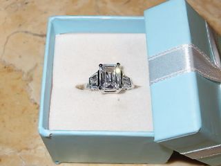 AVON Dream CZ Emerald Cut Shapes RING NIB NEW Size 6 8