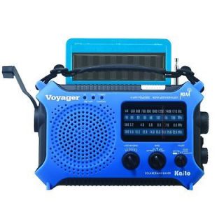   KA500 Dynamo Solar Crank Emergency Shortwave Weather Alert Radio Blue