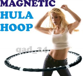 HULA HOOP FITNESS EXERCISE MASSAGE 42 MAGNETIC BALLS LOSE WEIGHT 