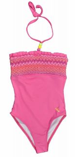Rocawear Girls Blue Pink One Piece Swim Suit Size 4 5 6 6X $32