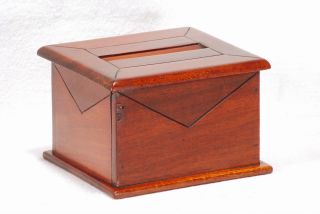 Vintage Cigarette Dispenser Hand Crafted Walnut Box Late 40’s to 50 