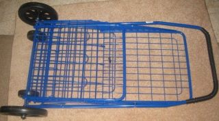 Folding shopping Laundry cart grocery basket  medium