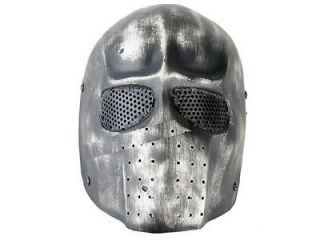   Limited Silver Version Army of Two Hard Plastic Full Face Cover Mask