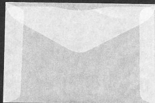 Glassine Envelopes #3  2 1/2 X 4 1/4, 1 Lot of 100 (GE3 0100) 11 6 12