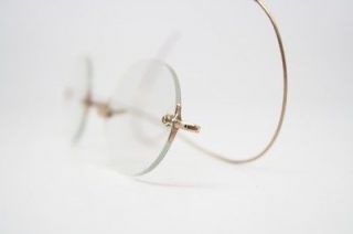   10 12k rimless eye glasses vintage steve jobs style frames 1088