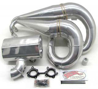 SLP Arctic Cat Exhaust Cermaic Twin Pipes System 2005 2006 M7 700 New 