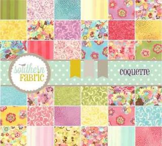 Coquette Charm Pack   3 Charms MODA126 5 x 5 Quilt Fabric Squares 