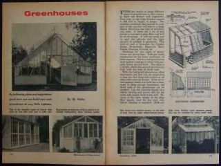 Small Greenhouse Design PLANS Hailproof / Wood Frame and Sash
