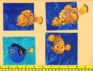 Disney Finding Nemo Fabric Iron Ons  style#3 CUTE