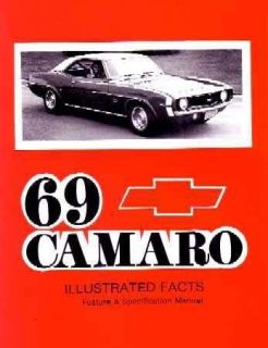 1969 Chevrolet Camaro Facts Features Sales Brochure Features Option 
