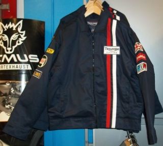 Triumph Mens Racing Eisenhower Casual Jacket Size XL Brand New With 