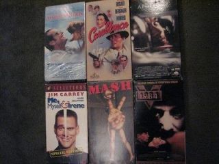 Classic VHS Movies   MASH;Casablanc​a; Apollo 13; 1984; more