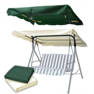 77 x 43 Outdoor Swing Canopy Top Replacement Cover Garden Patio 2 