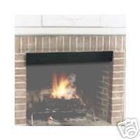 HY C Fireplace 6 Smoke Guard Adjustable Length 28 1/2 to 48 Opening 