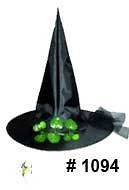 Womens Witches Hat Forest Witch Spider Creepy Gross Monster Costume 