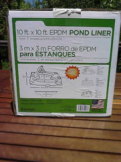   ml 10x10 EPDM Flexible Fish and Plant Pond Liner Made in USA 7202310