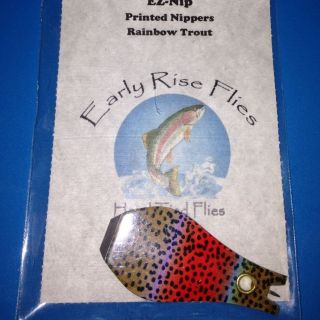 Fly Fishing Gear Accessories Ez Nipper Tool Painted Rainbow Trout 