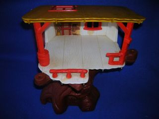 Weebles/Romper Room tree house by Hasbro, dated 1974, 13 x 11 x 9