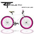 Fixed Gear Bike Fixie Bike Track Bicycle 52 cm w Deep Sprinkled Leo