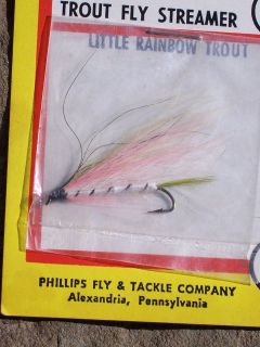   FLY & TACKLE,FISHING LURE,TROUT FLY STREAMER,LITTL​E RAINBOW TROUT