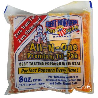 Great Northern Popcorn 1 Case (24) of 8 Ounce Popcorn Portion Packs 