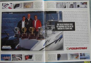 1996 FOUNTAIN CENTER CONSOLE FISHING BOATS AD   Dave Workman   2 Pages