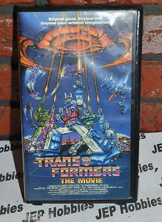 transformers the movie vhs 1999 clamshell fast free first class