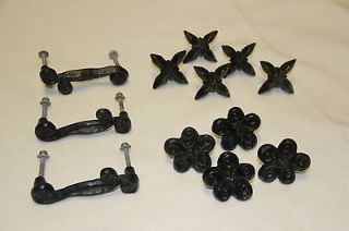   Unique Cabinet Knobs and Pulls; Lot of 12, Metal Designer Vintage EUC