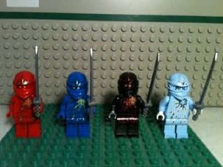 Newly listed Lego Ninjago Mini Figures NRG Zane, Kai, Cole, Jay