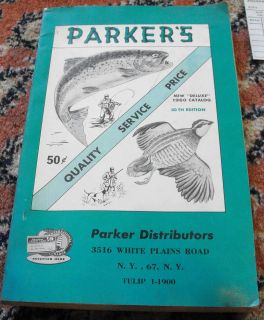 VINTAGE PARKERS 1960 CATALOG  Guns, Fishing Rods and Reels, Lures 