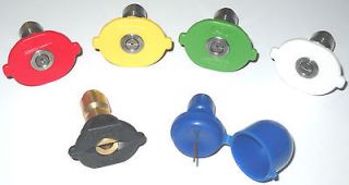 Pressure Washer Spray Nozzles Tips Multiple Sizes each+1 Free 1/4 