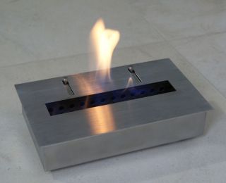   or Gel Fuel Fireplace Firebox Insert Burner   Stainless Steel 1.2L