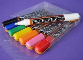 Chalk Ink Liquid Chalk Markers  Classic Set of Eight Colors #8  6WWCLC