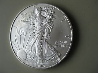 2009 American Silver Eagle 1 Oz. FINE SILVER One Dollar BU
