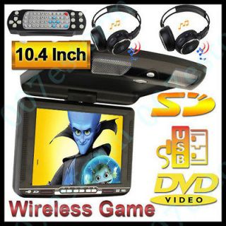 SONY BEIGE PRO DESIGN 10.4 OVERHEAD 270° FLIPPING Car DVD Player SD 