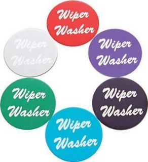 sticker wiper washer color aluminum for Freightliner Kenworth 