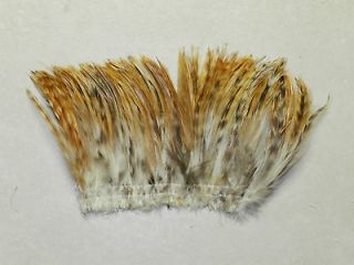   . Strung Natural Red Chinchilla Neck Hackle Feathers (4 6 in length