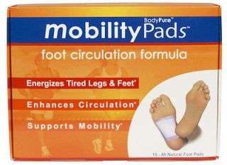   MOBILITY PADS (10) Improve Circulation Energize Tired Feet $27 USA