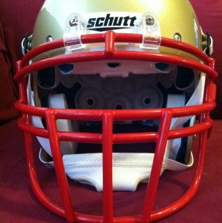 Youth Mediun Schutt Air Xp Helmet Vegas Gold W/ Scarlet Facemask