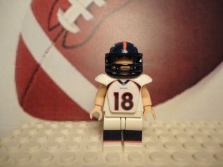   MANNING Custom Minifig Football Denver Broncos NFL Bowl MVP # 18