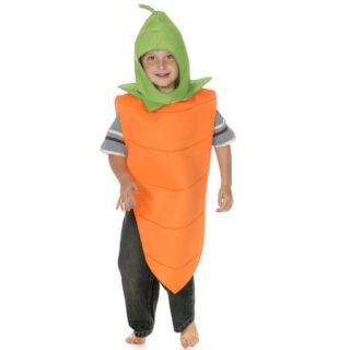   Carrot Vegetable Food Fancy Dress Suit Outfit Kids Childs Costume