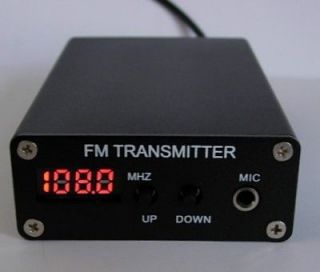 500mW PLL stereo power FM transmitter +antenna+power