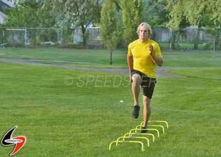 SPEEDSTER Set of 6  6 Speed Agility Training Mini Hurdles w/ Carry 