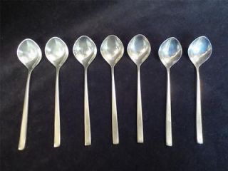 Lundtofte Denmark FUGA Spoons 7 1/2 Set of 7 Stainless Steel