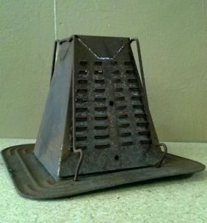 Vintage 4 Slice Camping Toaster   for use on open campfire or wood 