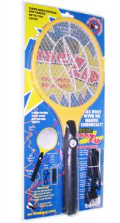 PK   Rechargeable Bug Fly Zapper Handheld Electronic Tennis Racket 