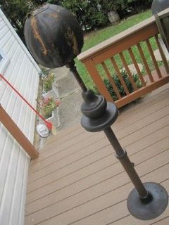   ANTIQUE VICTORIAN RARE BOXING GYM FLOOR MOUNTED PUNCHING SPEED BAG