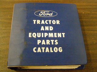 OEM Ford Tractor + Farm Implement Master Parts Books Book